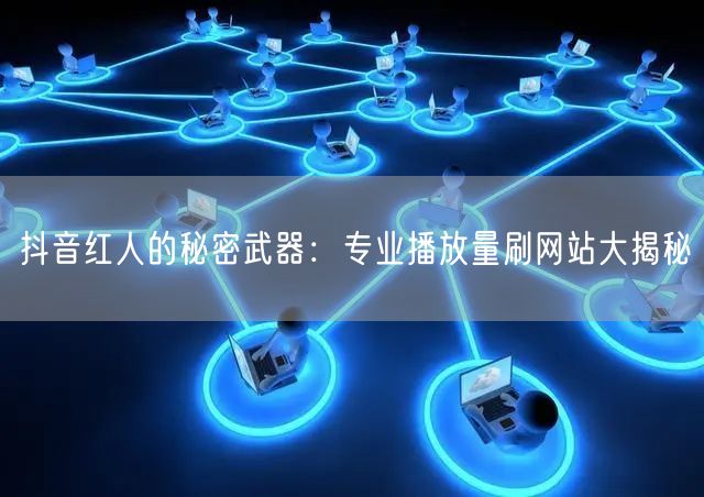 抖音红人的秘密武器:专业播放量刷网站大揭秘