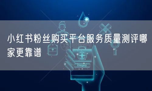 小红书粉丝购买平台服务质量测评哪家更靠谱