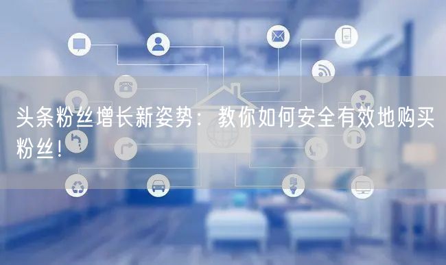 头条粉丝增长新姿势：教你如何安全有效地购买粉丝！