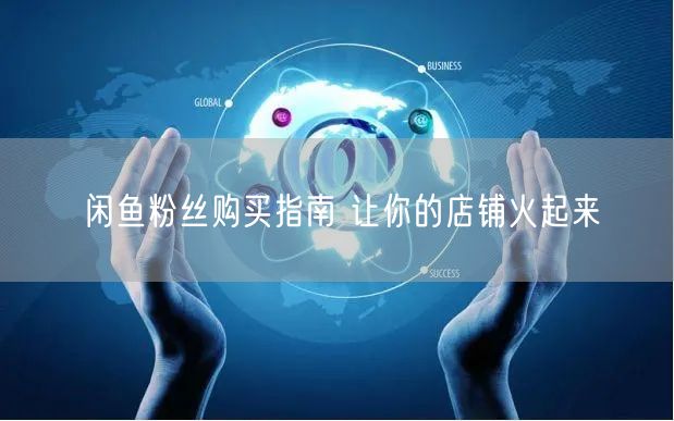 闲鱼粉丝购买指南 让你的店铺火起来