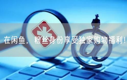在闲鱼，粉丝身份享受独家购物福利！