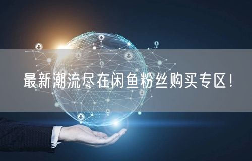 最新潮流尽在闲鱼粉丝购买专区！