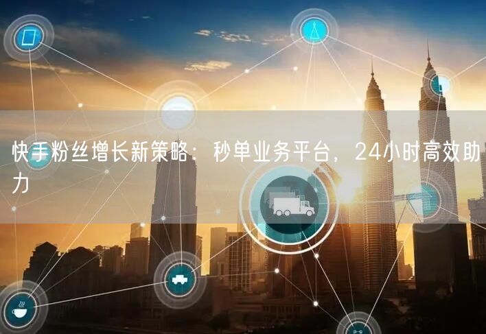 快手粉丝增长新策略:秒单业务平台,24小时高效助力