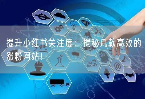 提升小红书关注度:揭秘几款高效的涨粉网站!