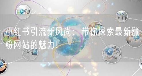 小红书引流新风尚:带你探索最新涨粉网站的魅力!