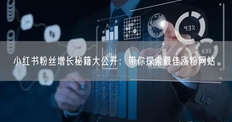 小红书粉丝增长秘籍大公开:带你探索最佳涨粉网站。