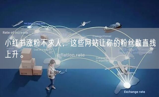 小红书涨粉不求人,这些网站让你的粉丝数直线上升。