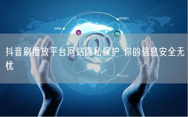 抖音刷播放平台网站隐私保护 你的信息安全无忧