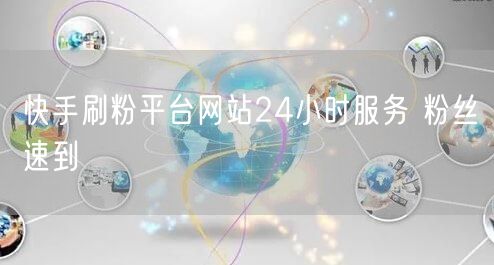 快手刷粉平台网站24小时服务 粉丝速到